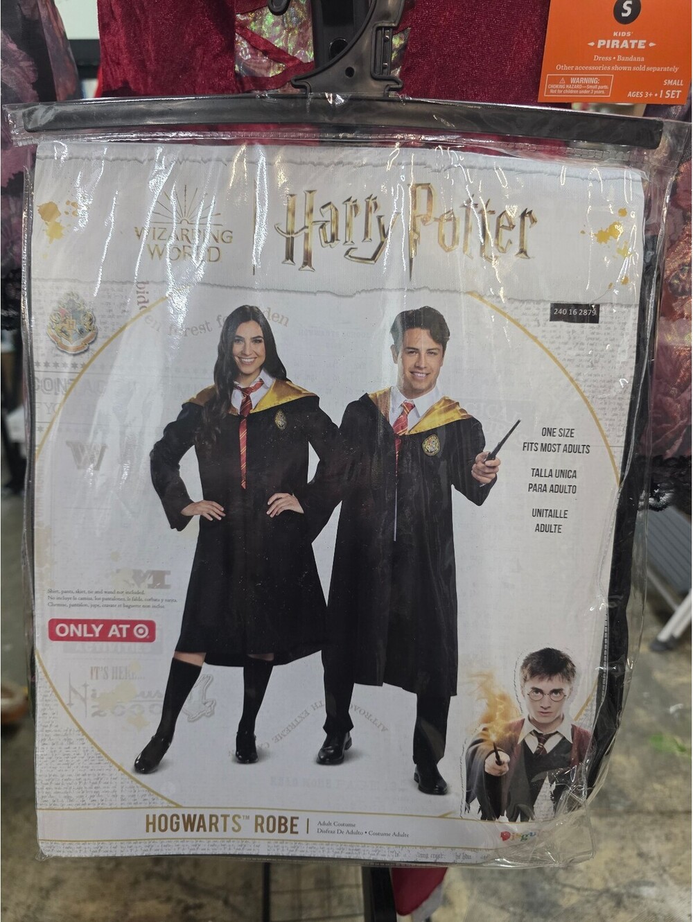 Harry Potter Hogwarts Robe Costume - One Size Fits Most Adults